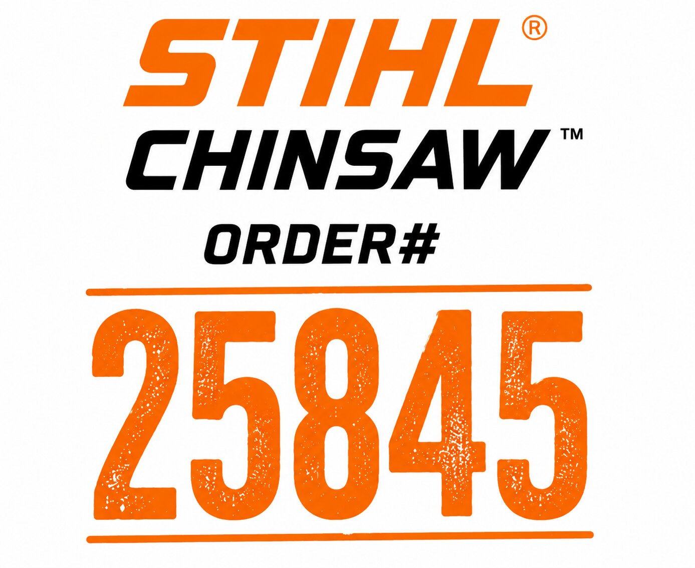 STIHL Chainsaw Order #25845